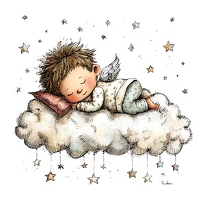 Whimsical Angels Clipart: Sweet Baby Angel Graphics (Digital Download - 28 PNGs)

Add a touch of celestial magic to your creative projects with this enchanting collection of 28 whimsical angel illustrations. Each angel is lovingly drawn with dreamy details—floating poses, delicate wings, soft expressions, and ethereal charm. Perfect for anyone who adores magical, spiritual, and imaginative artwork.