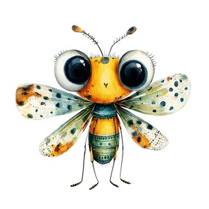 Whimsical Insects Clipart: Bugs Spring Graphics (Digital Download - 28 PNGs)

A charming collection of whimsical insects illustrations designed to add magic, lightness, and playful elegance to your creative projects. Each insect features delicate wings, soft pastel colors, gentle textures, and dreamy details that capture the enchanting spirit of nature. Created on transparent backgrounds, these illustrations are perfect for crafting invitations, stickers, nursery décor, scrapbooking, stationery