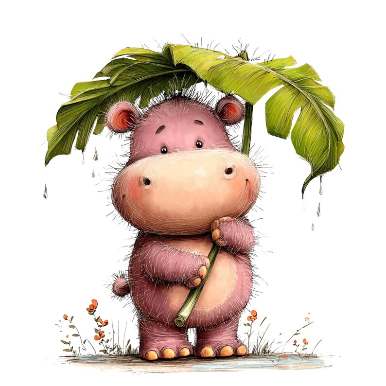 Safari Animals Clipart: Nursery Graphics (Digital Download - 19 PNGs)

A delightful collection of safari animal illustrations featuring adorable, friendly creatures from the wild. This clipart set includes charming depictions of lions, elephants, giraffes, zebras, hippos, monkeys, and more—each designed with soft details, warm colors, and a playful, inviting style. Accented with simple greenery and natural elements, the artwork captures the whimsical spirit of safari life.