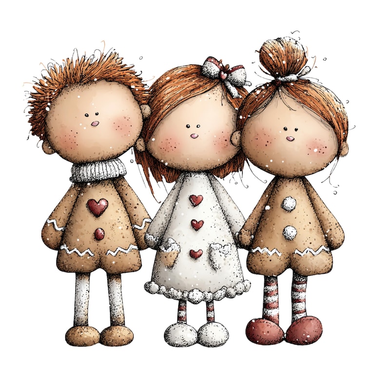 Whimsical Christmas Clipart: Digital Funny Holiday Graphics (Instant Download - 50 PNGs)

Bring the magic of the holidays to life with this charming collection of 50 whimsical Christmas illustrations! Each design is filled with playful details, cozy cheer, and a touch of storybook magic — perfect for all your holiday creative projects. Perfect for adding warmth and charm to your Christmas cards, invitations, party decor, scrapbooking, sublimation designs, stickers, and more.