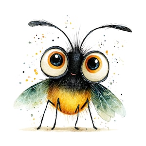 Whimsical Insects Clipart: Bugs Spring Graphics (digital Download - 28 ...