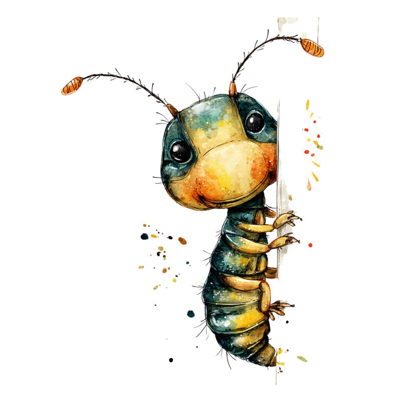 Whimsical Insects Clipart: Bugs Spring Graphics (Digital Download - 28 PNGs)

A charming collection of whimsical insects illustrations designed to add magic, lightness, and playful elegance to your creative projects. Each insect features delicate wings, soft pastel colors, gentle textures, and dreamy details that capture the enchanting spirit of nature. Created on transparent backgrounds, these illustrations are perfect for crafting invitations, stickers, nursery décor, scrapbooking, stationery