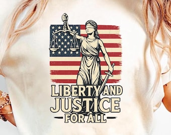 Frihetsgudinnan T-shirt: Patriotisk 4 juli USA-tröja