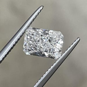 1.00 Carat E/VS2 Emerald Cut Lab Grown Loose Diamond, CVD HPHT Solitaire Emerald Cut Diamond For Fine Jewelry, Wholesale Lab Created Diamond