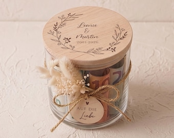 Tarro de almacenamiento personalizado para un aniversario de bodas de plata | Aniversario de bodas, regalo de aniversario, aniversario de bodas de oro, aniversario de bodas de diamante, aniversario de matrimonio