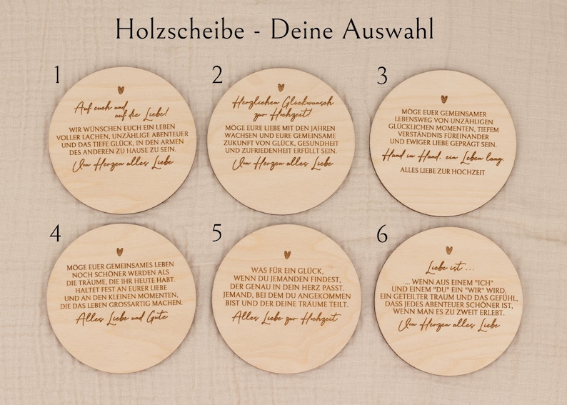Personalized wedding gift with names & date, two hearts | Gift for the bride and groom, wedding present, wooden box image 3