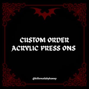 Custom Acrylic Press On Nails