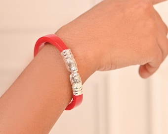 925 Sterling Silver Bracelet | Sparkling Women’s Jewelry | Gift for Her | Boho Gift for Her | Statement Bracelet | Bangle Bracelet