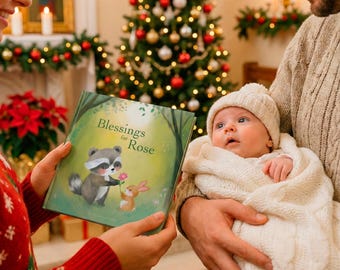 Baby Blessing Book • Christening, Baptism Gift