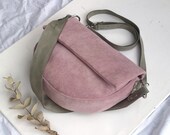 Nadia Pink - handcrafted textile bag, original eco leather bag, unique and unmistakable style, shoulder and cross-body