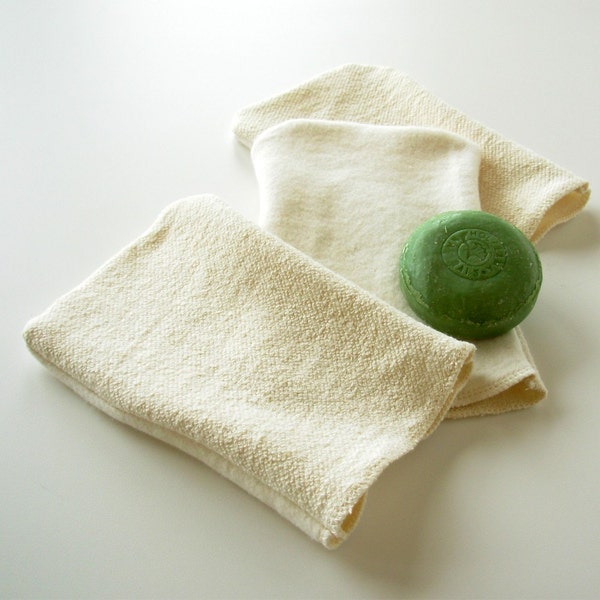 Organic Hemp Wash mitts set of 3