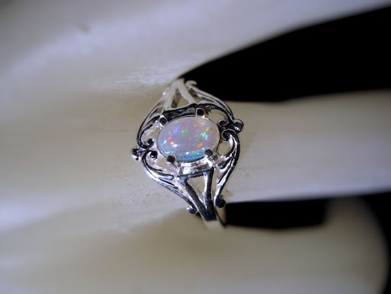 Women Ring Mystical Fire Opal 925 Sterling Silver Rings Size 5 6 7 8 9 10 11 Women Ring Mystical Fire Opal 925 Sterling Silver Rings Size 5 6 7 8 9 10 11