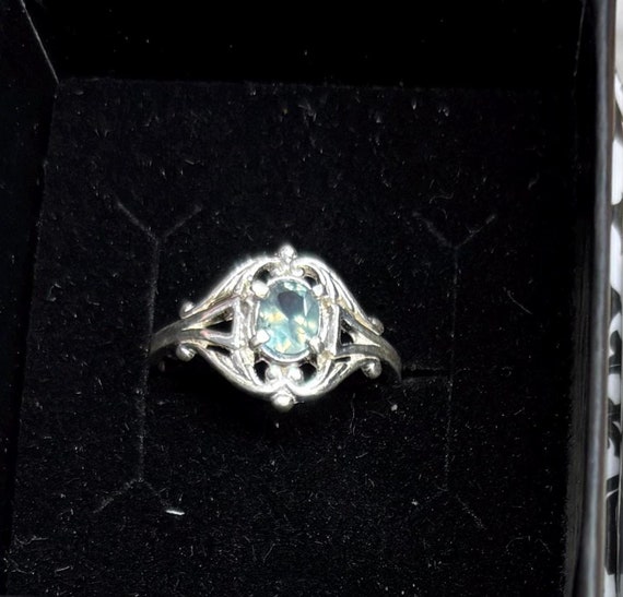 Rare Alexandrite Color Change Ring 100% green blue grey Catseye Effect handmade 1/2 sizes 3 4 5 6 7 8 9 10 11 sterling silver fine jewelry