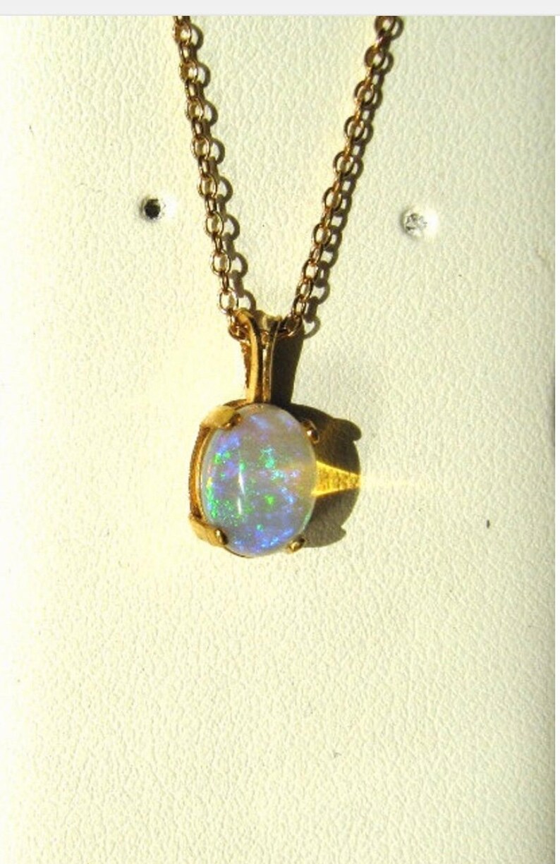 Special Priced Set Ethiopian Welo Opal Pendant Necklace & - Etsy