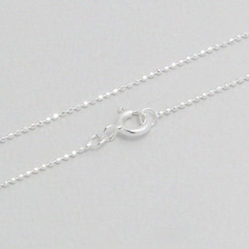 Sparkle Ball Chain 1mm Sterling Silver 
