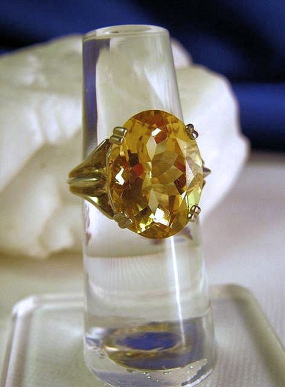 Golden Yellow Citrine Ring Sterling Silver Large size Faceted Oval handmade fine jewelry 4 4.5 5 5.5 6 6.5 7 7.5 8 8.5 9 9.5 10