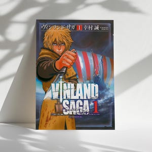 Vinland Saga Poster, Anime Wall Art, Japanese Historical Action Manga Print