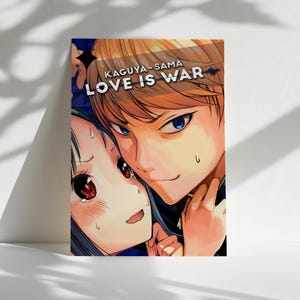 Love is War Poster, Kaguya-sama Anime Wall Art, Japanese Romantic Comedy Print
