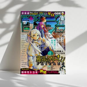 Frieren Anime Poster, Frieren Beyond Journey’s End Wall Art, Japanese Fantasy Print for Fans