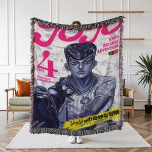JoJo Part 4 Woven Tapestry, Diamond is Unbreakable Anime Wall Hanging