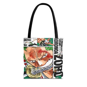 Zoro Tote Bag: One Piece Anime Canvas Bag, Straw Hat Pirates Merch