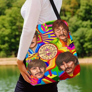 Michael Jackson Tote Bag, Personalized Custom Name Bag, Music Fan Gift, Reusable Shopping Tote