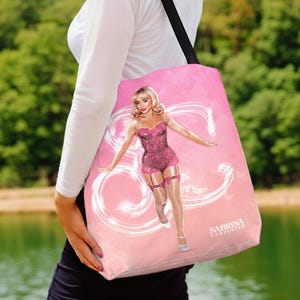Sabrina Carpenter Tote Bag: Personalized Music Fan Gift