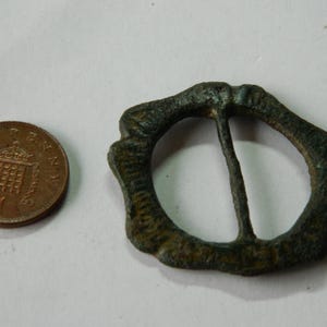 Post Medieval / Tudor Rose bronze sword sash buckle artefact metal detecting / detector find great gift / present