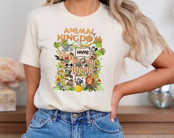 Custom Disney Animal Kingdom Shirt, Disneyworld Safari 2025 T-Shirt, Disney Animal Kingdom Tee, Personalized Disney Animal Kingdom Shirts