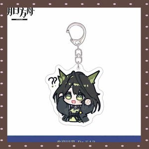 Arknights Mon3tr Q-Meme Acrylic Keychain - Cute M3 Backpack Charm