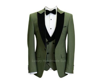 Black Tuxedo Blazer: Men's Formal Wedding Party Outfit