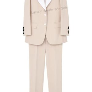 Classic look  ivory two piece blazer/Jacket  for models, men businessman, boys, for party, wedding, formal wear Meeting wear for show jacket
