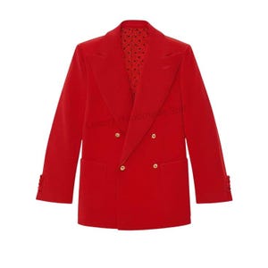 handmade One piece Red blazer  for men,  for any occasion models, boys, for prom, dating, wedding, formal event. Meeting event