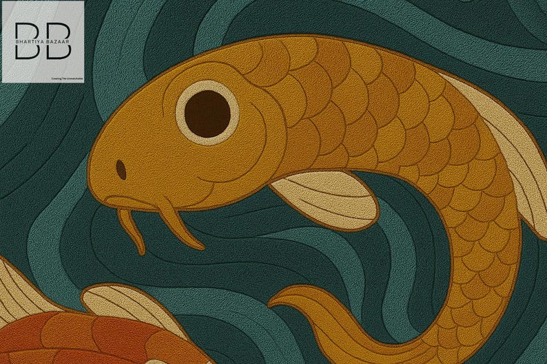 unique nursery rug
kids floor mat
hand tufted wool rug
tufted kids carpet
fish floor area rug
koi decor rug
playroom carpet
koi fish rug
kids room rug
nursery rug
irregular shape rug
statement area rug
animal shape rug