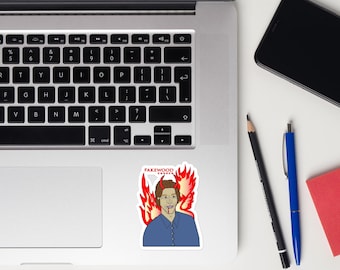 Fakewood Church, Pastor Parody, Megachurch Satire, Kiss-Cut, Bubble-free stickers