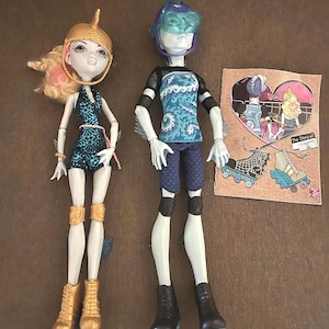 Monster High Dolls Lagoona Blue And Gillington Gil Webber