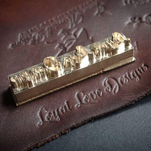 ONSALE 2&quot; (5cm) Custom Made Branding Iron Leather Stamp Logo, Wood Stamp Maker Stamp, Embossing Stamp, Hot Foil Stamp