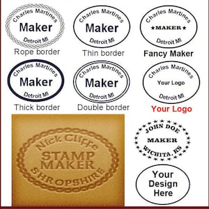 Onsale 3cm Custom Branding Iron Maker Stamp, Custom Leather Maker Stamp Logo, Wood Stamp, Food Stamp, Maker Stamp, Embossing Stamp