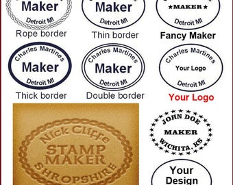 Custom 3cm Leather Branding Iron Stamp, Wood, Food Maker Brass Stamp
