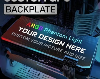 Kundenspezifisches PC Gehäuse ARGB Backplate, Ihr Bild Phantom Light Panel