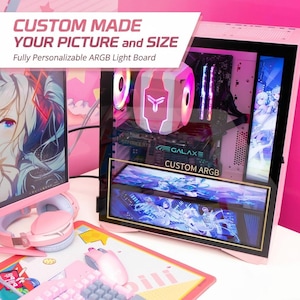 Custom Picture ARGB Light Board, Gaming PC Case Decoration