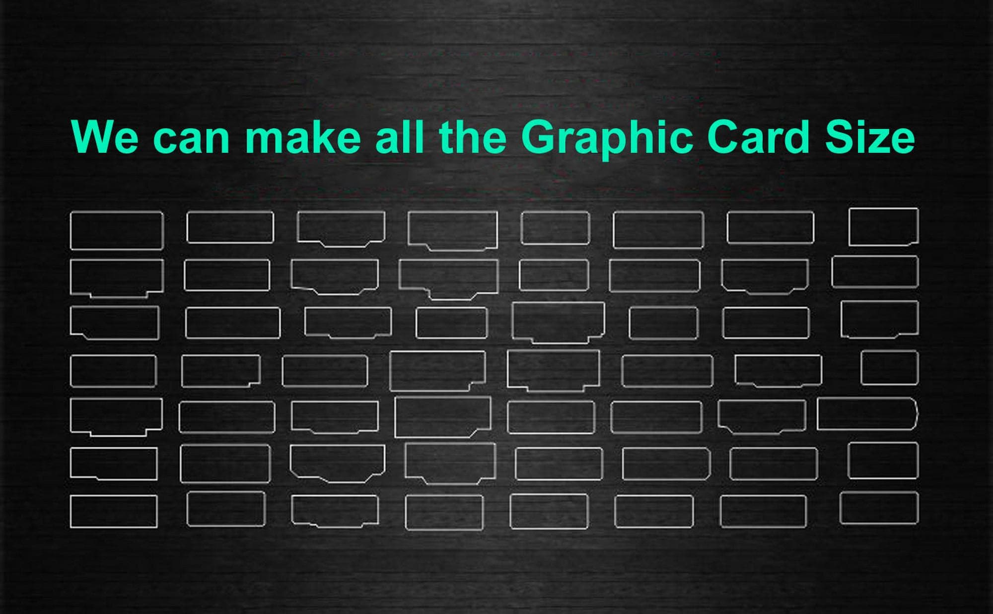 Custom Picture Gaming PC Argb GPU Backplate, Led GPU Side Panel, Gpu ...