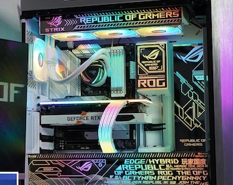 Custom Picture ARGB Mirrored PC Case, GPU Backplate