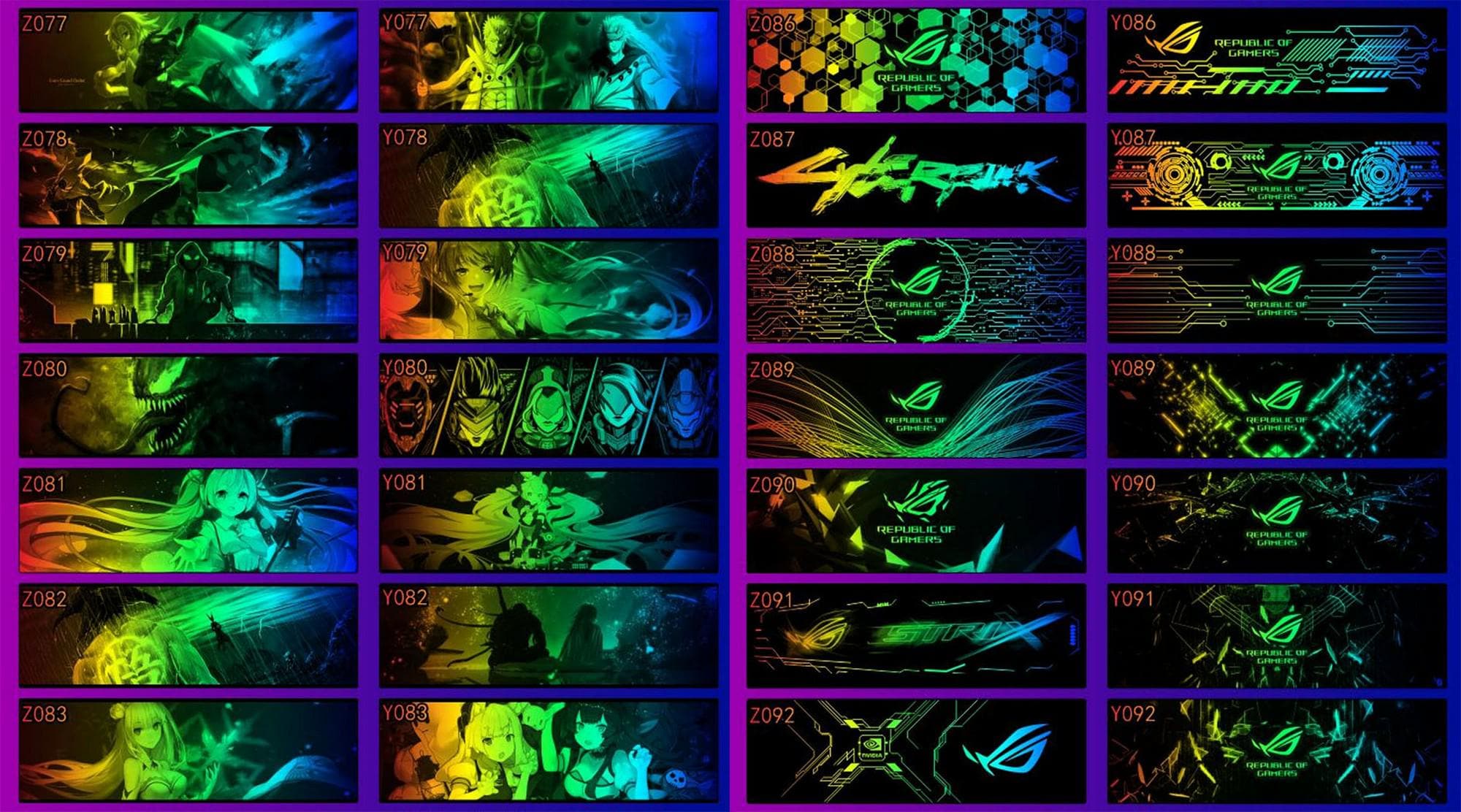 Custom Picture Gaming PC Argb GPU Backplate, Led GPU Side Panel, Gpu ...