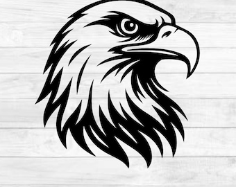 Eagle SVG Head, Cutfile Eagle, Laser Bald Eagle, SVG Eagle Outline, Vector Eagle, Logo Eagle Head, png Eagle, Shirt SVG Eagle, сricut Eagle