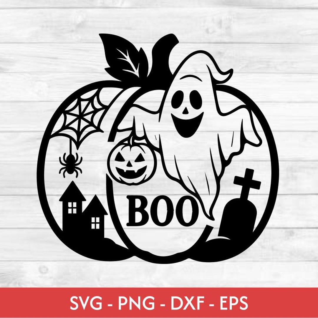 Spooky Pumpkin Door Hanger Svg Halloween Welcome Laser Cut , Halloween ...