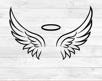 Angel Wings Svg and png cricut,  Angel Wings Clipart, Spiritual Clipart, svg Download, Angel Wings png