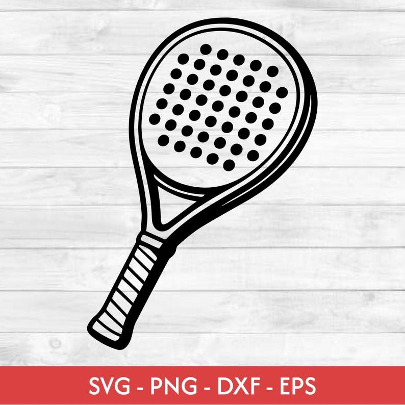 Padel Racket Overlay Padel Racket SVG, Padel Racket DXF, Padel Racket Png,padel Racket Cite ...