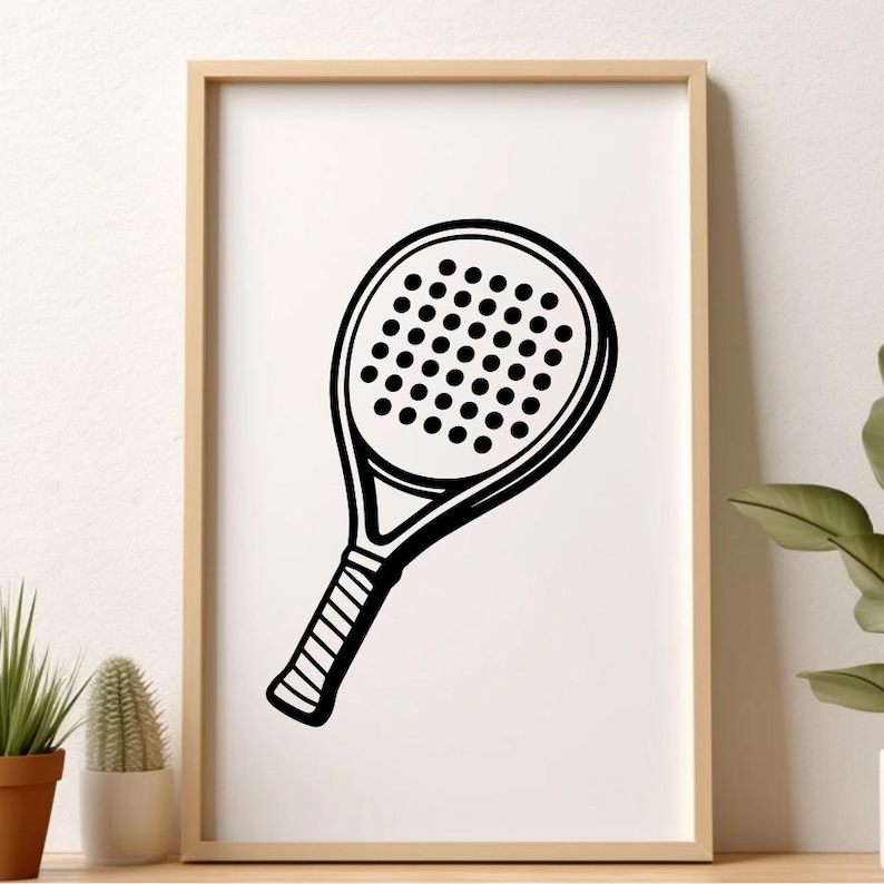 Pahla Sticker Racket Padel Racket SVG, Padel Racket DXF, Padel Racket Png,padel Racket Cite ...
