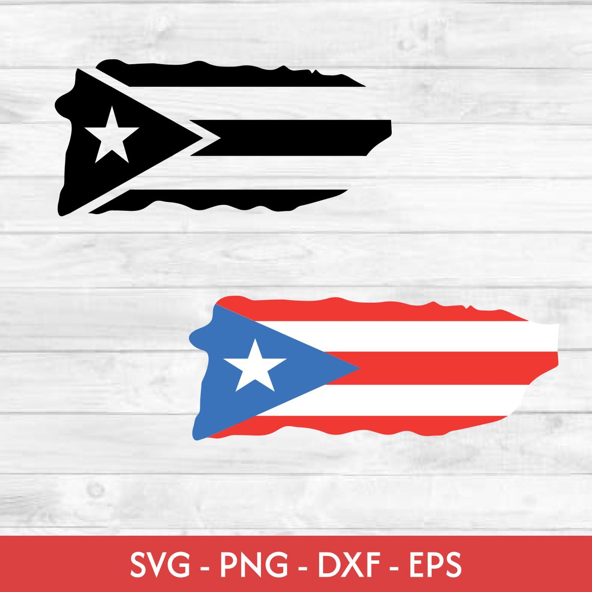 プエルトリコ SVG | プエルトリコの国旗 | プエルトリコ島の地図 PNG